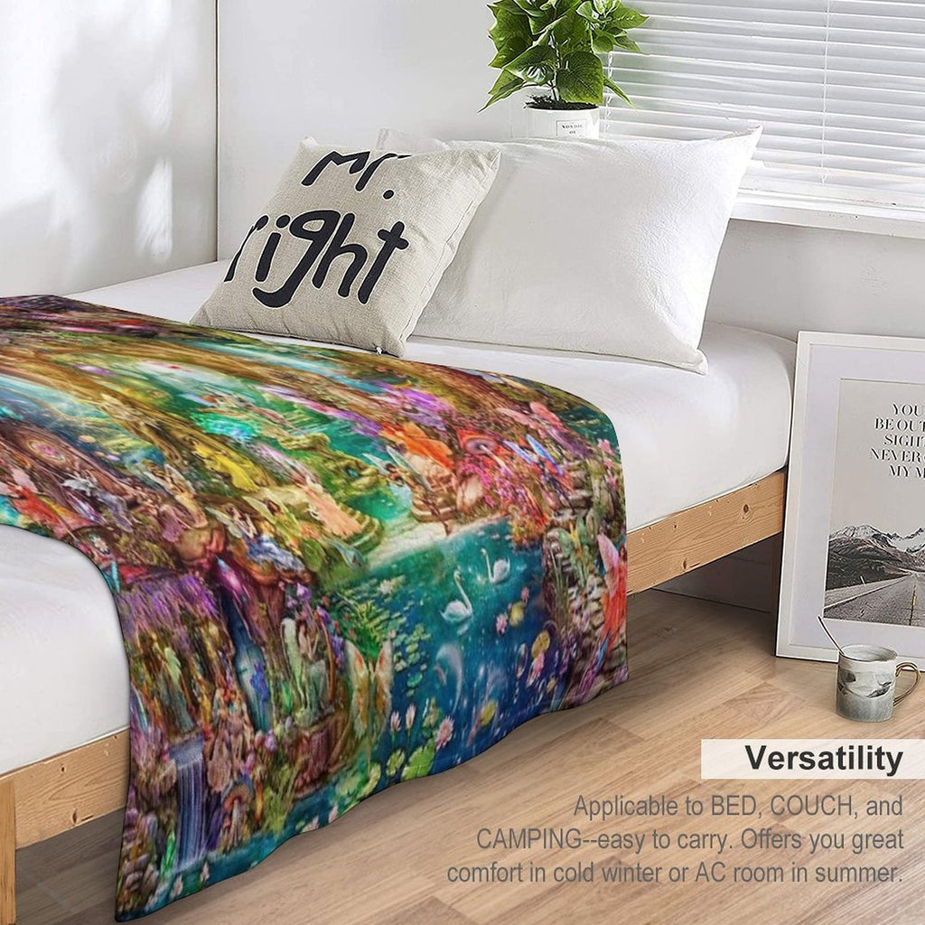 The Grand Butterfly Ball Plush Throw Blanket