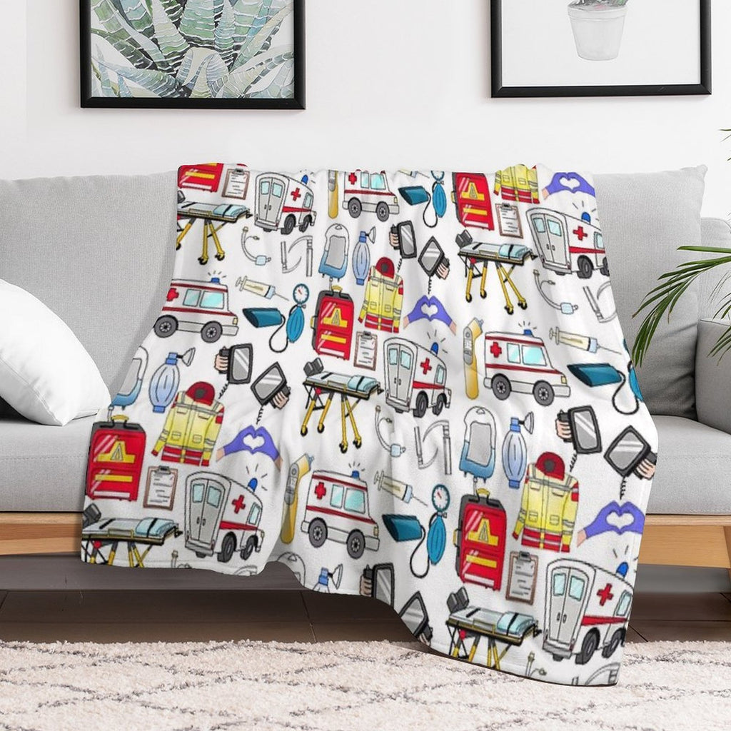 Paramedic Compact Throw Blanket