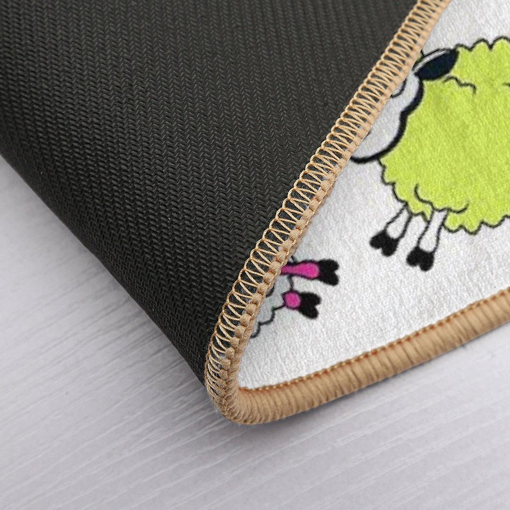 Unique Sheep  Pet-Safe Bath Mat