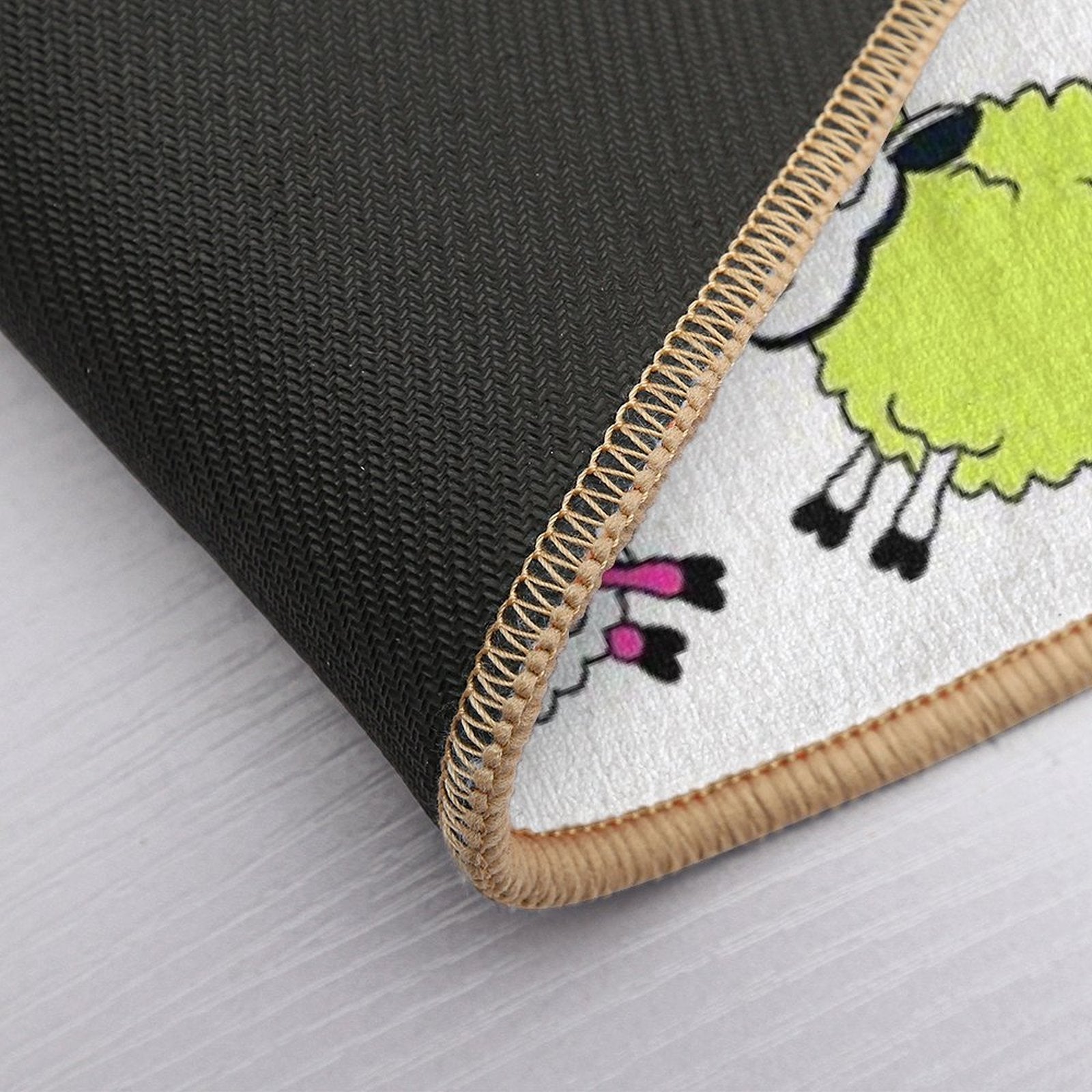 Unique Sheep  Pet-Safe Bath Mat