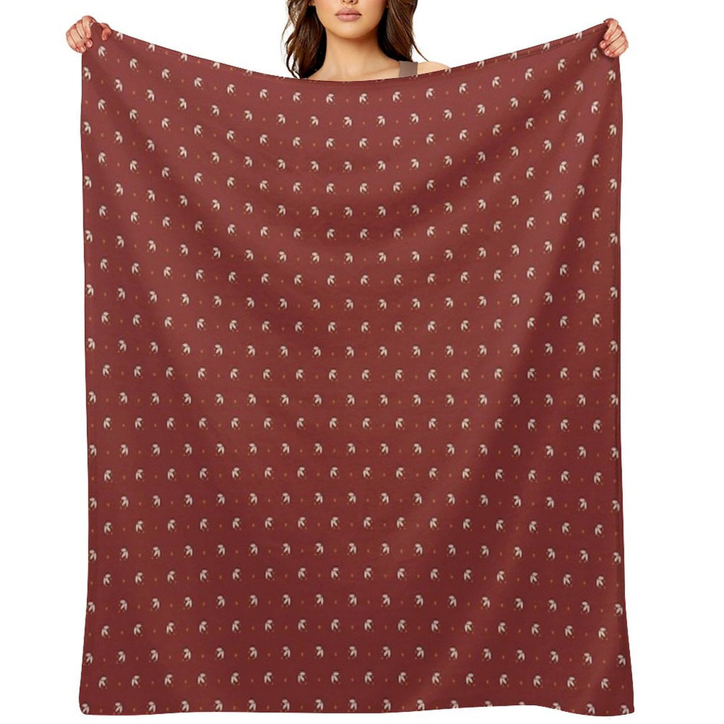 Florette (pomme) Quick-dry Throw Blanket