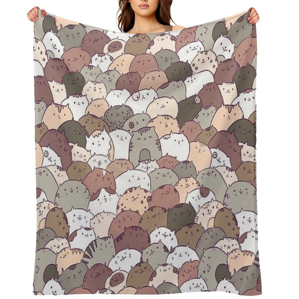 Lots of Cats Premium Throw Blanket