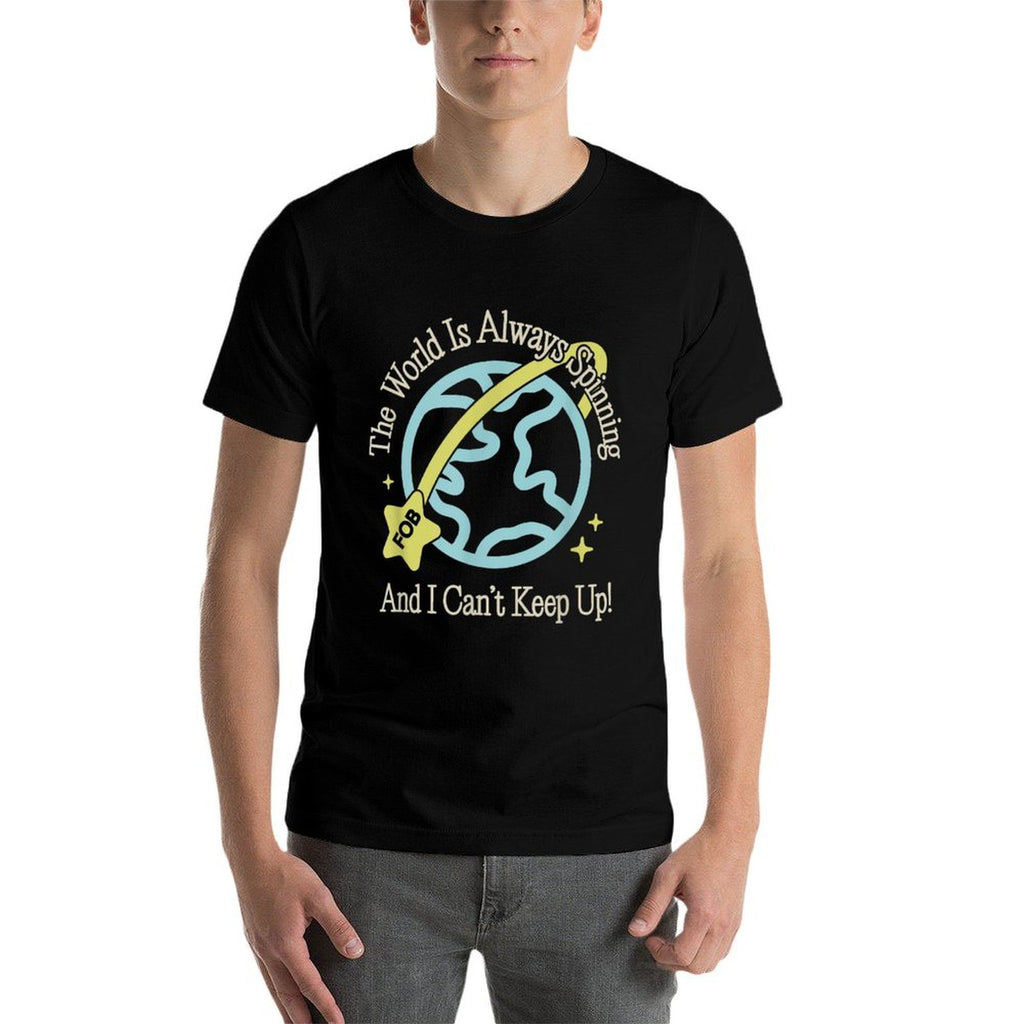 Fall Out Boy - World Spinning  Durable T-Shirt