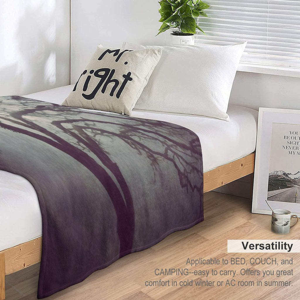 Silent Anticipation Velvety-soft Throw Blanket