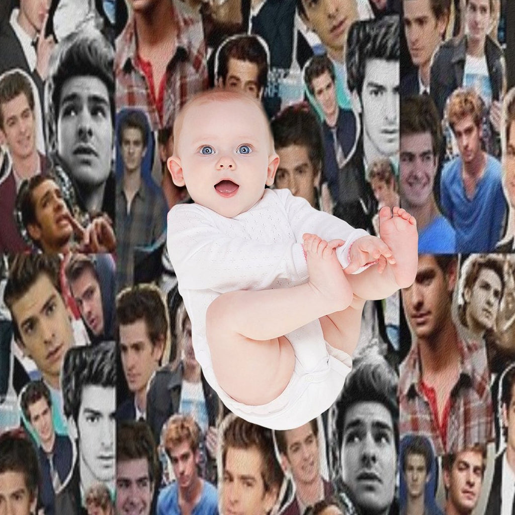 Andrew Garfield Fan Art Compact Throw Blanket