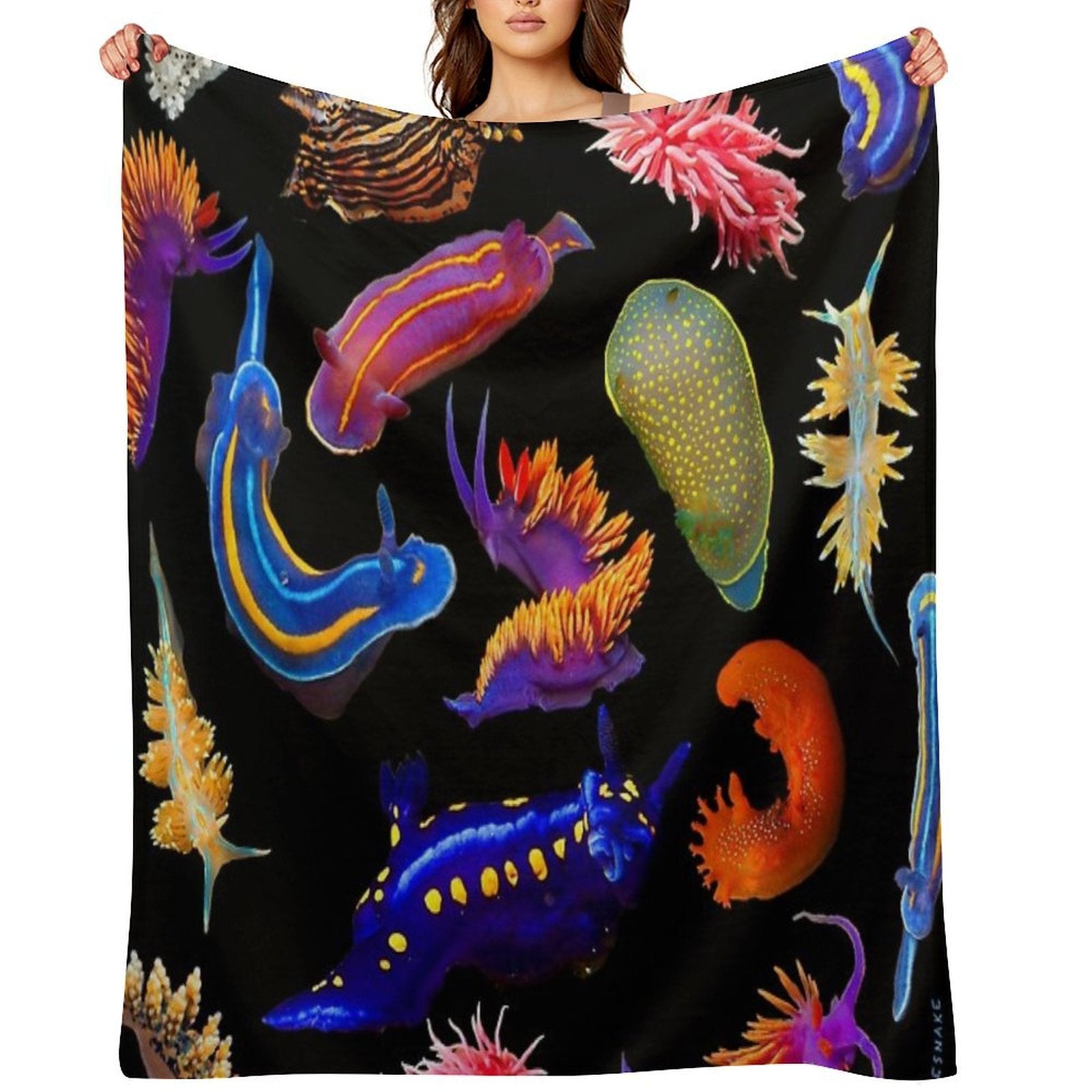 Nudibranchia All-season Throw Blanket