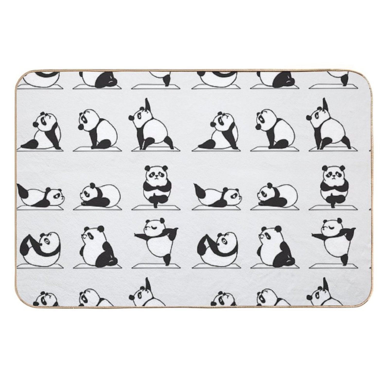 Panda Yoga  Easy Maintenance Bath Mat