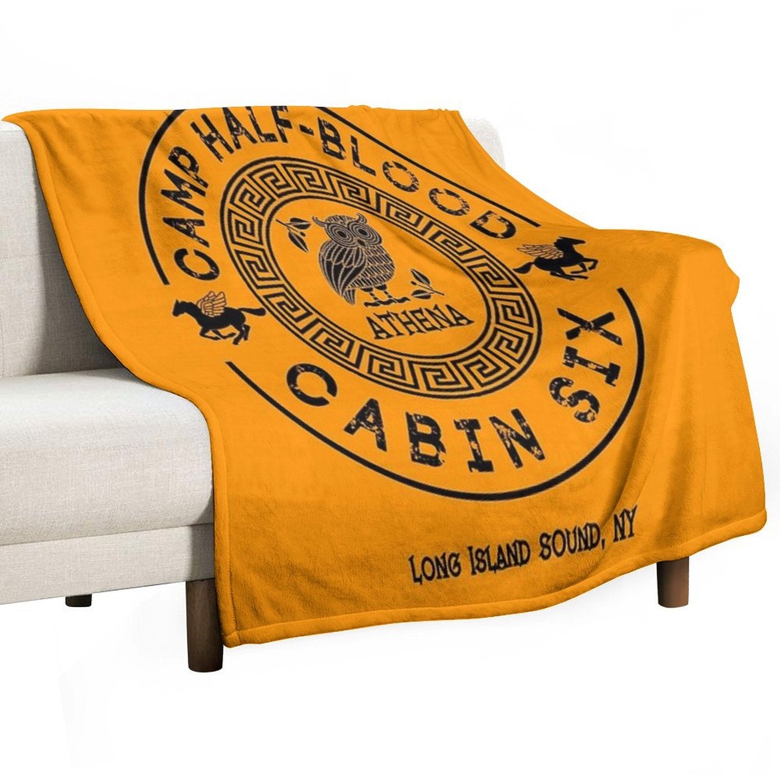 Cabin Six - Athena - Percy Jackson - Camp Half-Blood - Quick-dry Throw Blanket