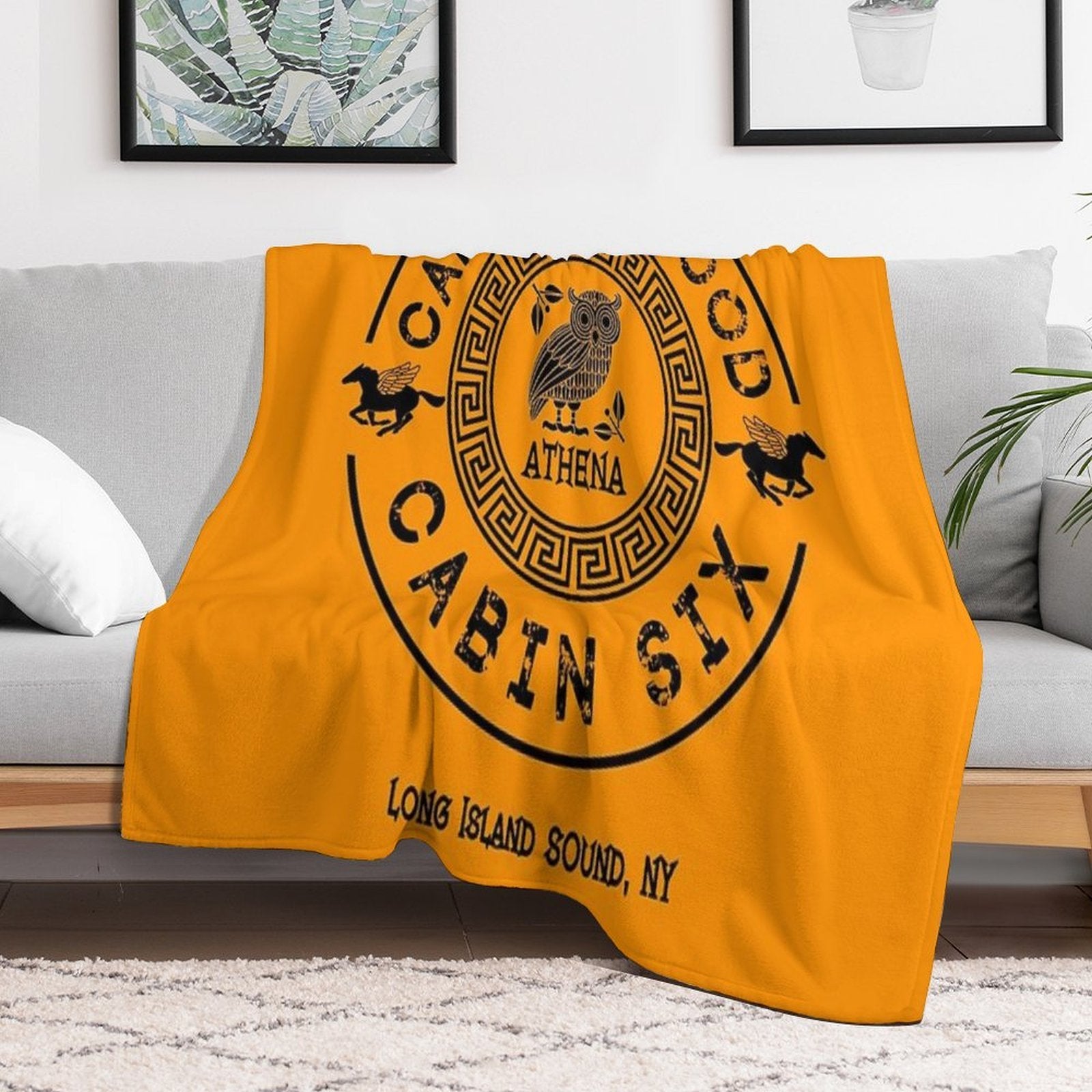 Cabin Six - Athena - Percy Jackson - Camp Half-Blood - Quick-dry Throw Blanket