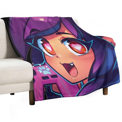 Aphmau with Video Game Durable Throw Blanket