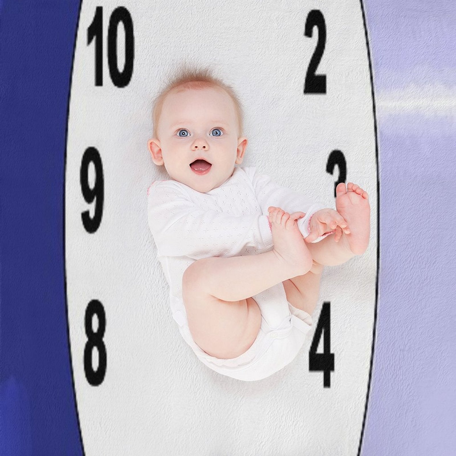 The Sideview Clock Eco-conscious Throw Blanket