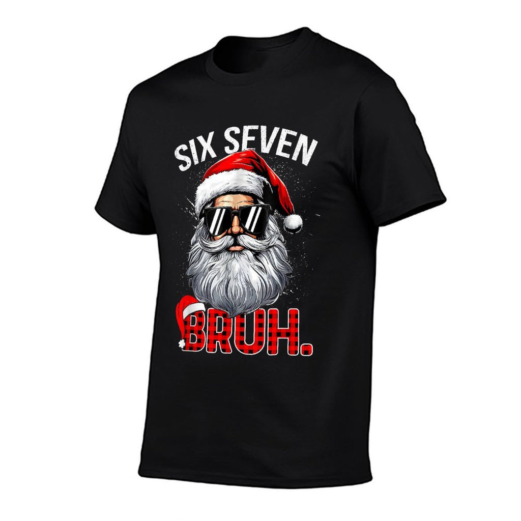 6 7 Six Seven Hand Gen Z Alpha Meme Slang Xmas Christmas  Relaxed-fit T-Shirt