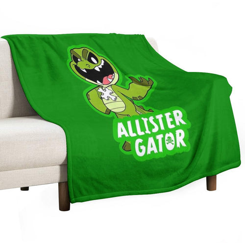 Allister Gator Shrink-resistant Throw Blanket