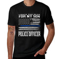 Thin Blue Line - Proud Father Of Police Officer Son  Lightweight T-Shirt