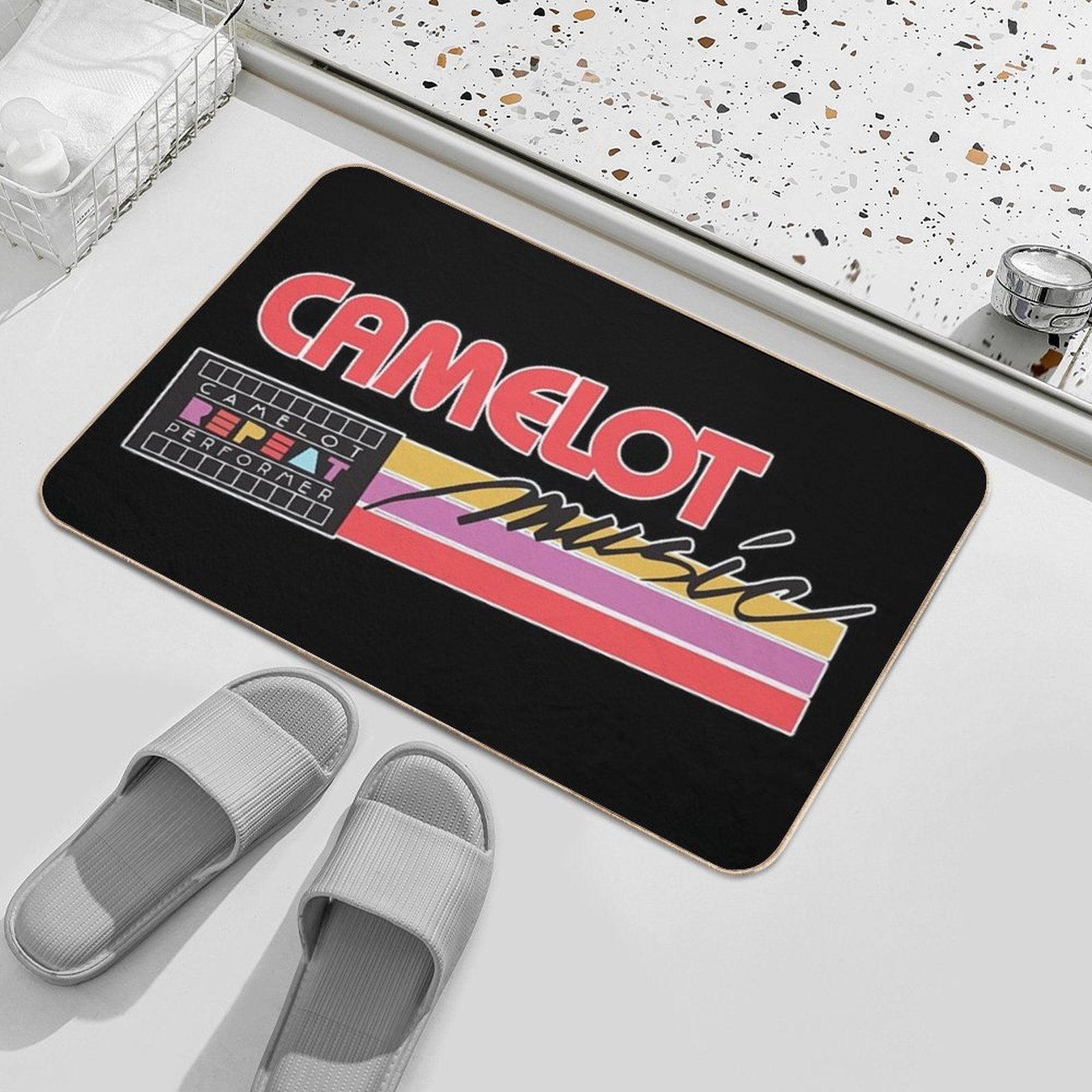 Camelot Music  Slip-Resistant Bath Mat