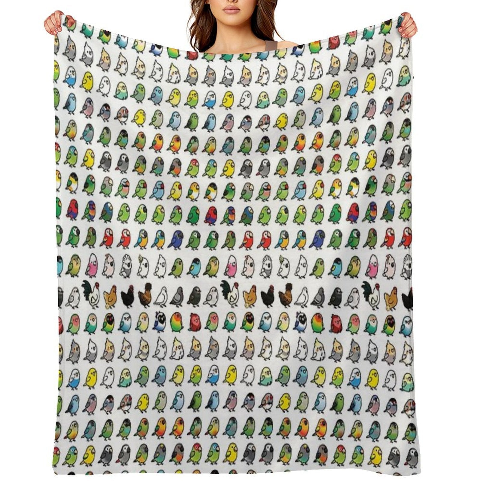 Everybirdy Collection Wrinkle-free Throw Blanket