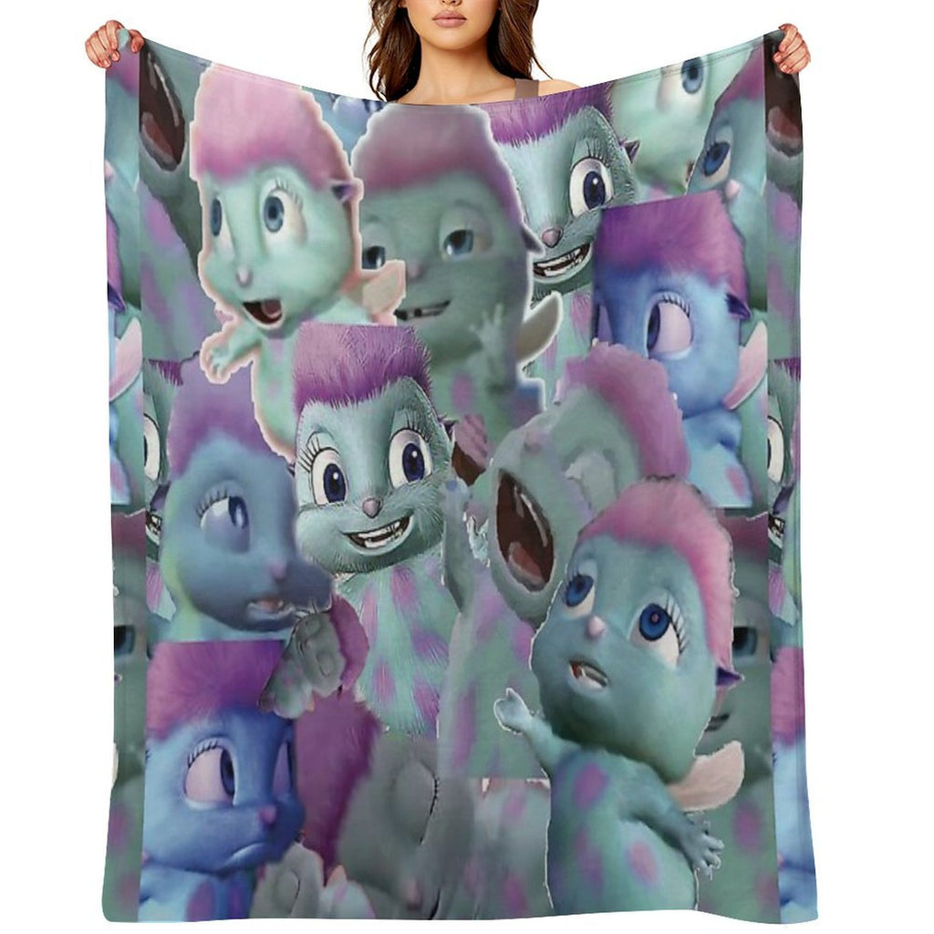 Bibble Collage Versatility Throw Blanket