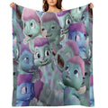 Bibble Collage Versatility Throw Blanket
