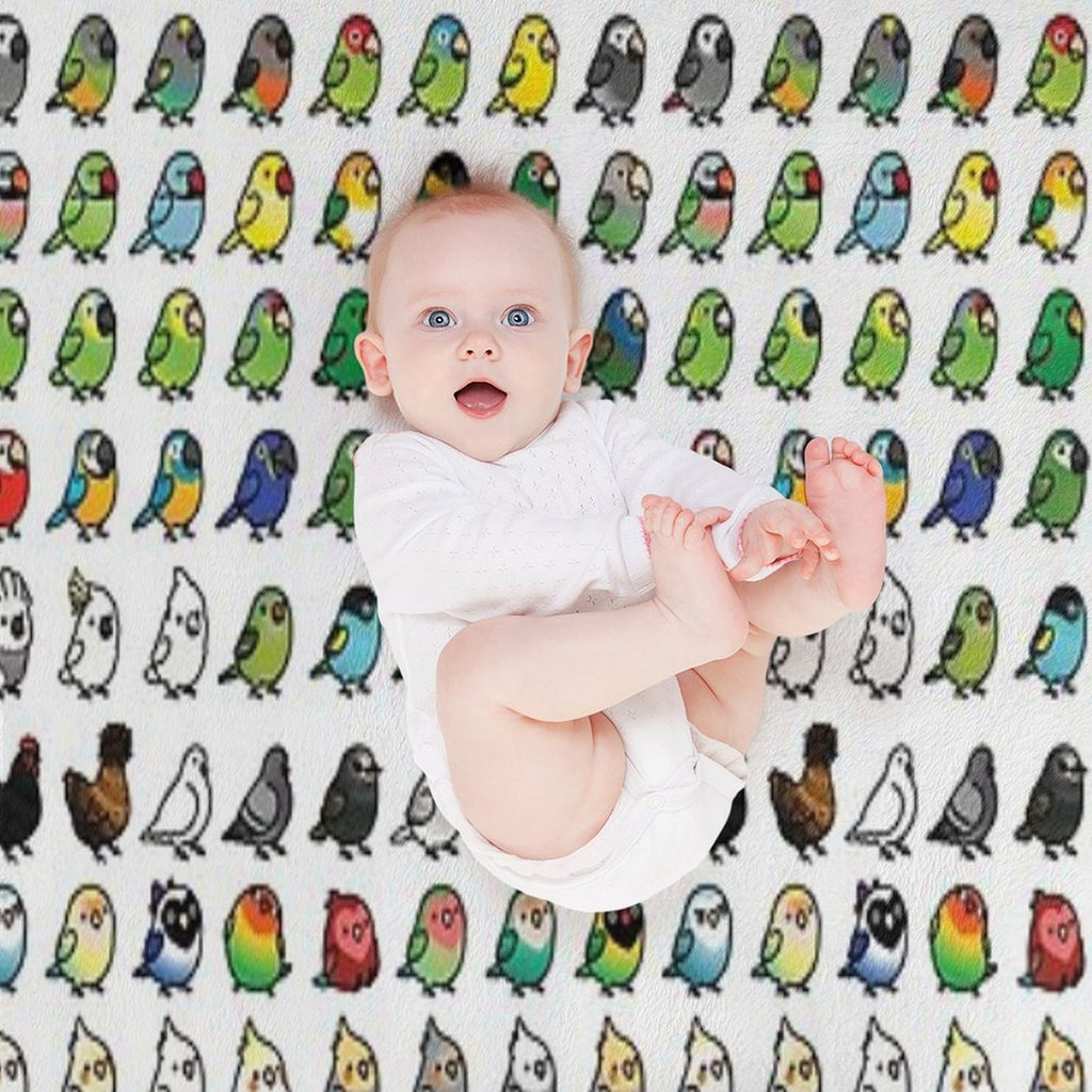 Everybirdy Collection Wrinkle-free Throw Blanket