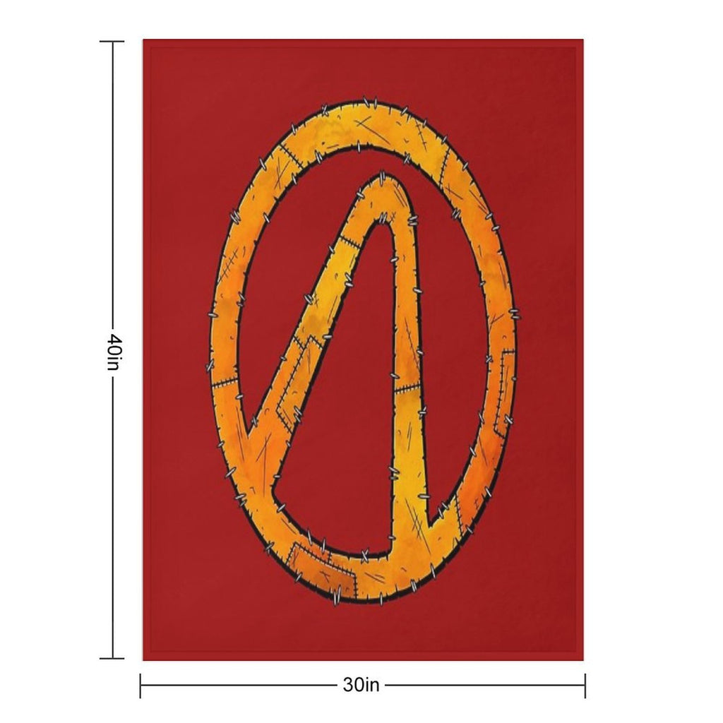 Vault Symbol Stitched - Borderlands Durable Throw Blanket