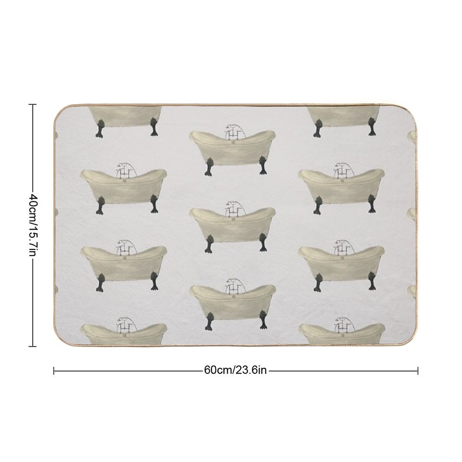 Bathtub  Absorbent Bath Mat
