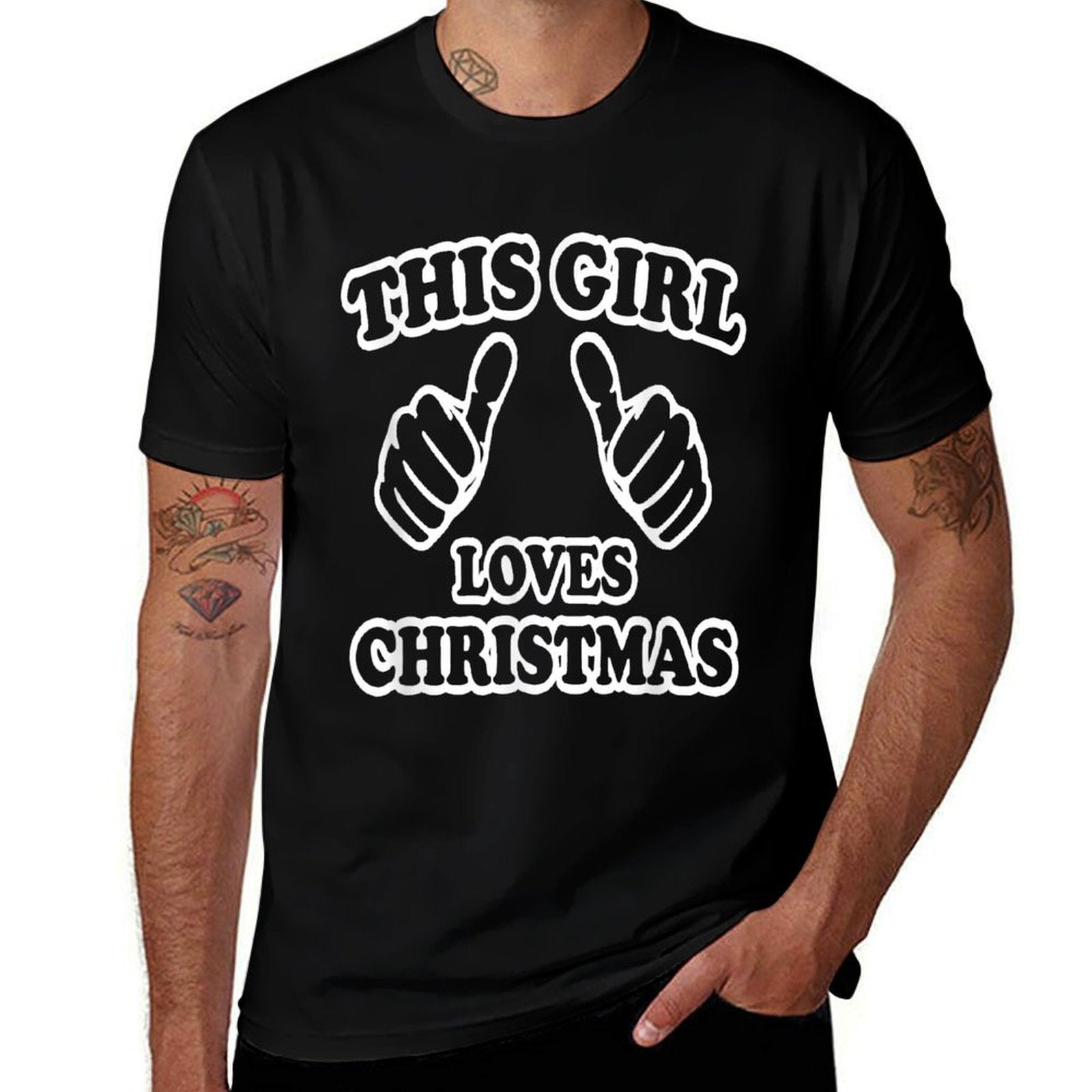 This Girl Loves Christmas  Classic T-Shirt