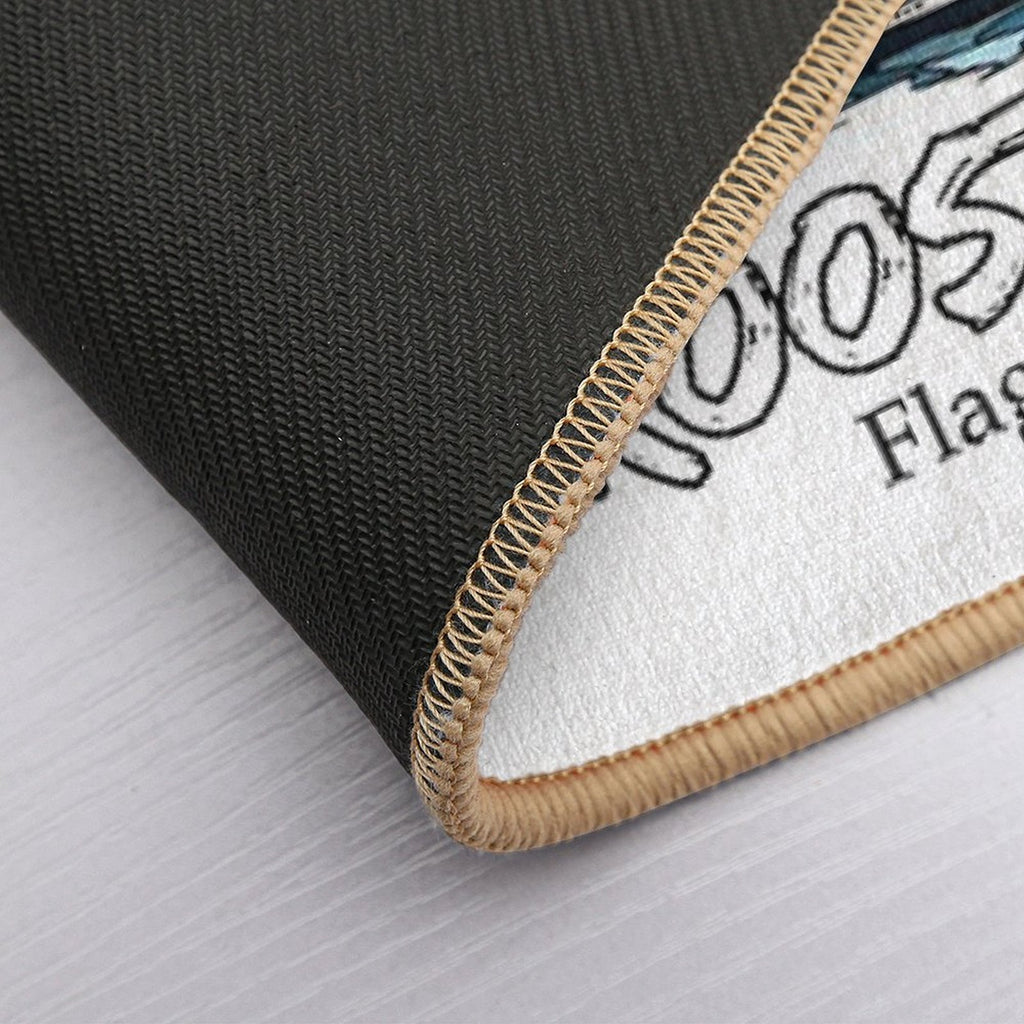 Rooster Fish Flagler Beach, Florida  Dirt-Trapping Bath Mat