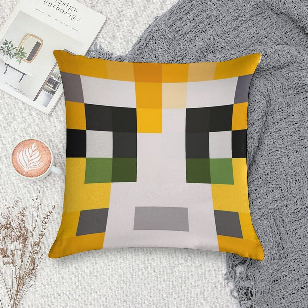 Stampy Soft Decorative Cover Throw Pillow