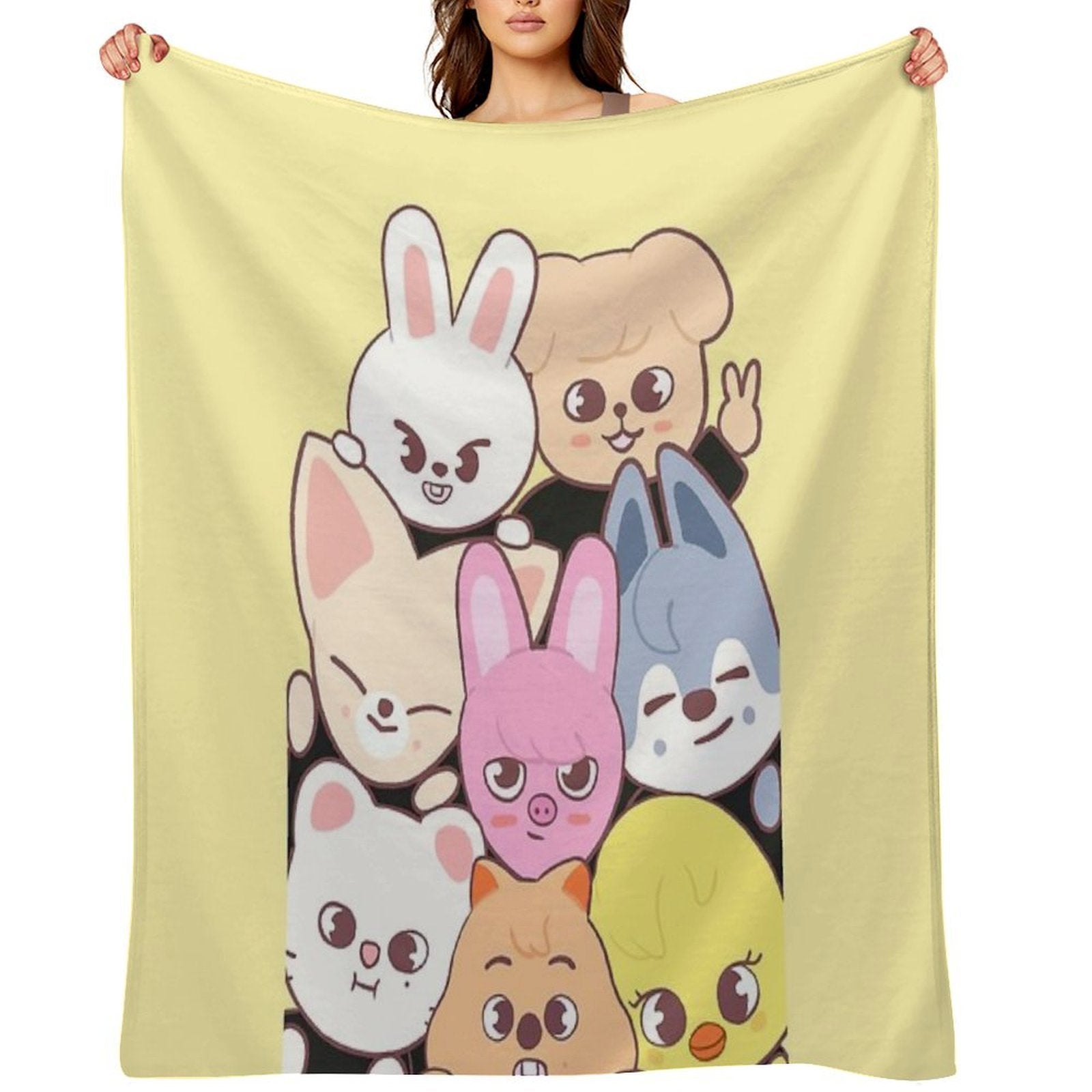 Stray Kids - Skzoo Versatility Throw Blanket