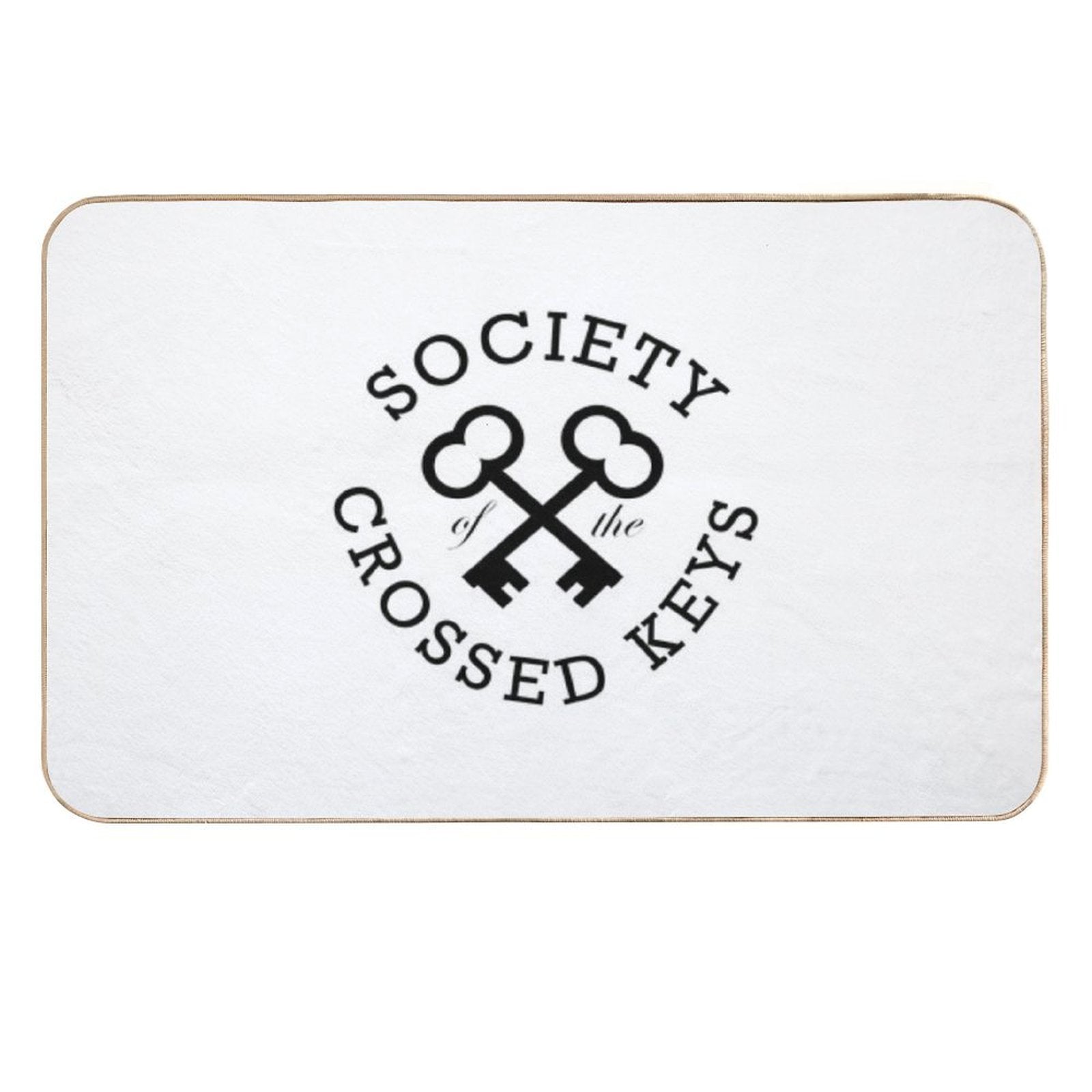 Society of The Crossed Keys Durable Bath Mat