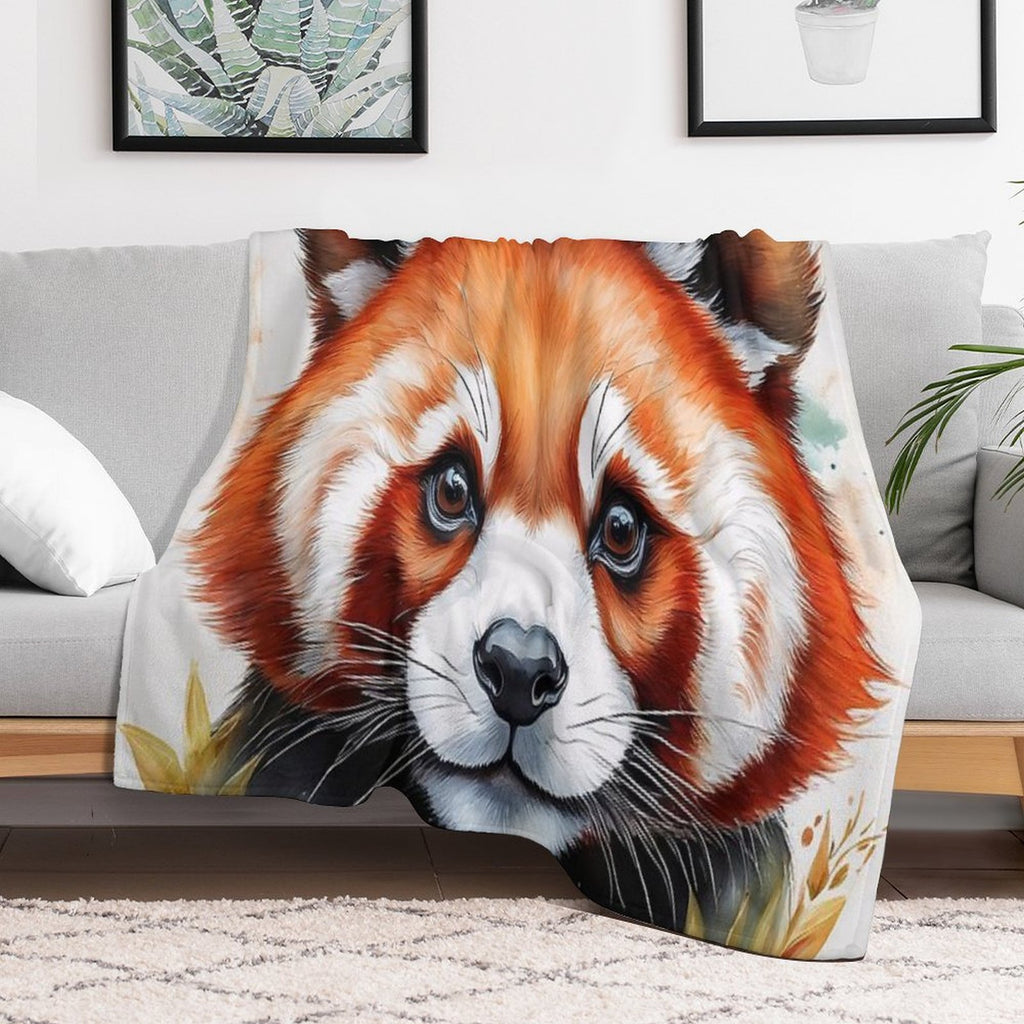 Red Panda - MY ZOO Collection Wrinkle-free Throw Blanket