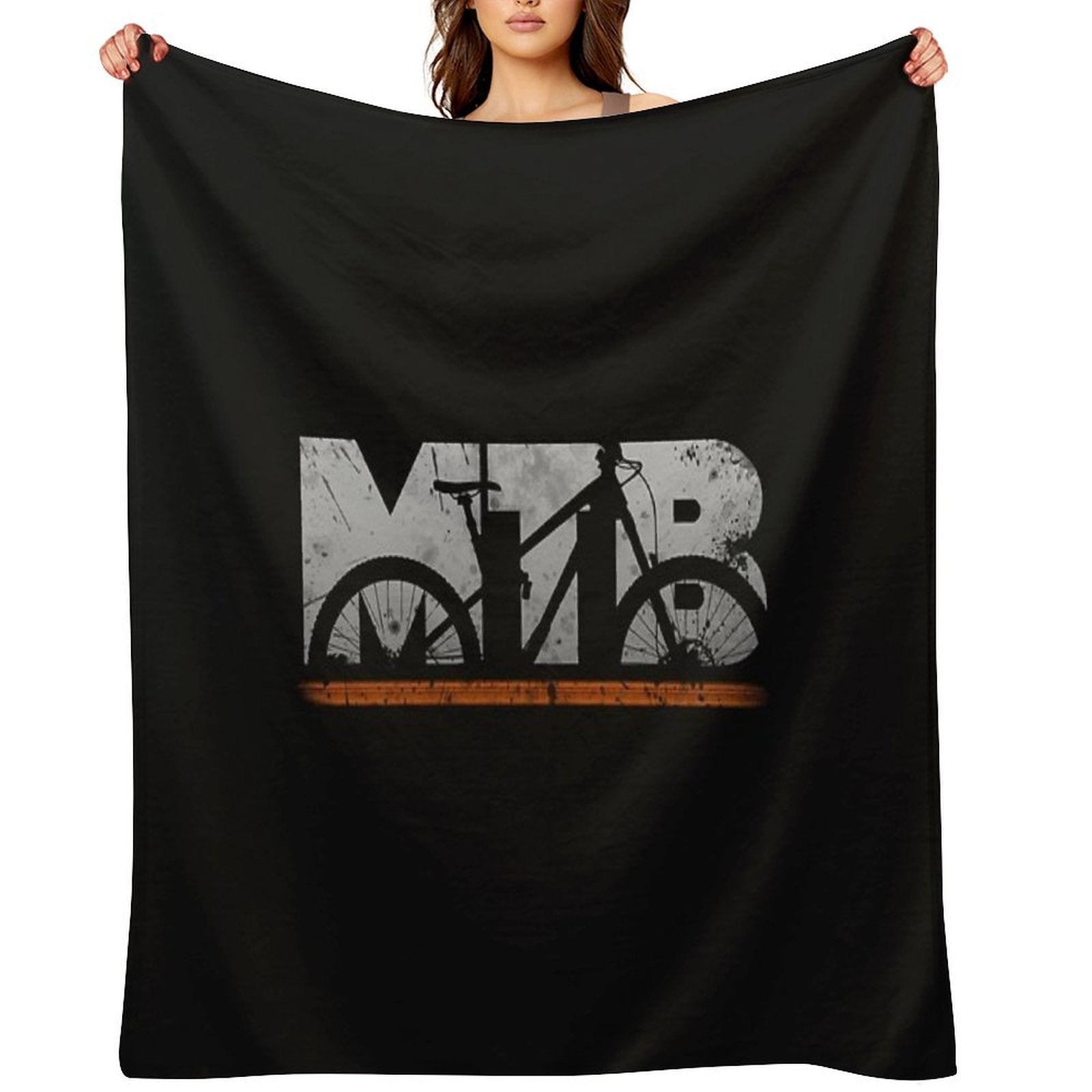 Cool MTB Mountain Bike Mountain Bike Downhill Gift Lightweight Throw Blanket