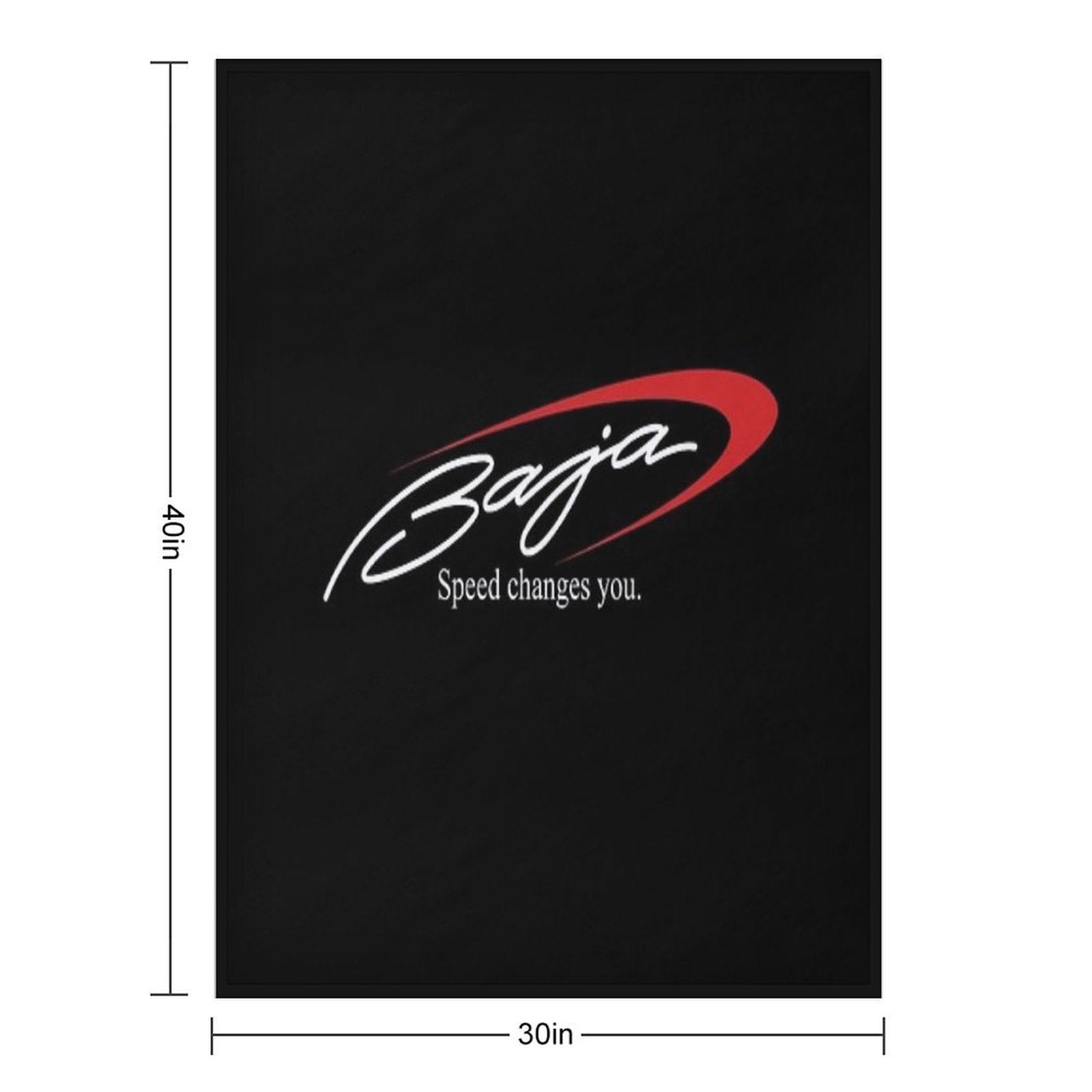 Baja Boats Logo Lightweight Throw Blanket