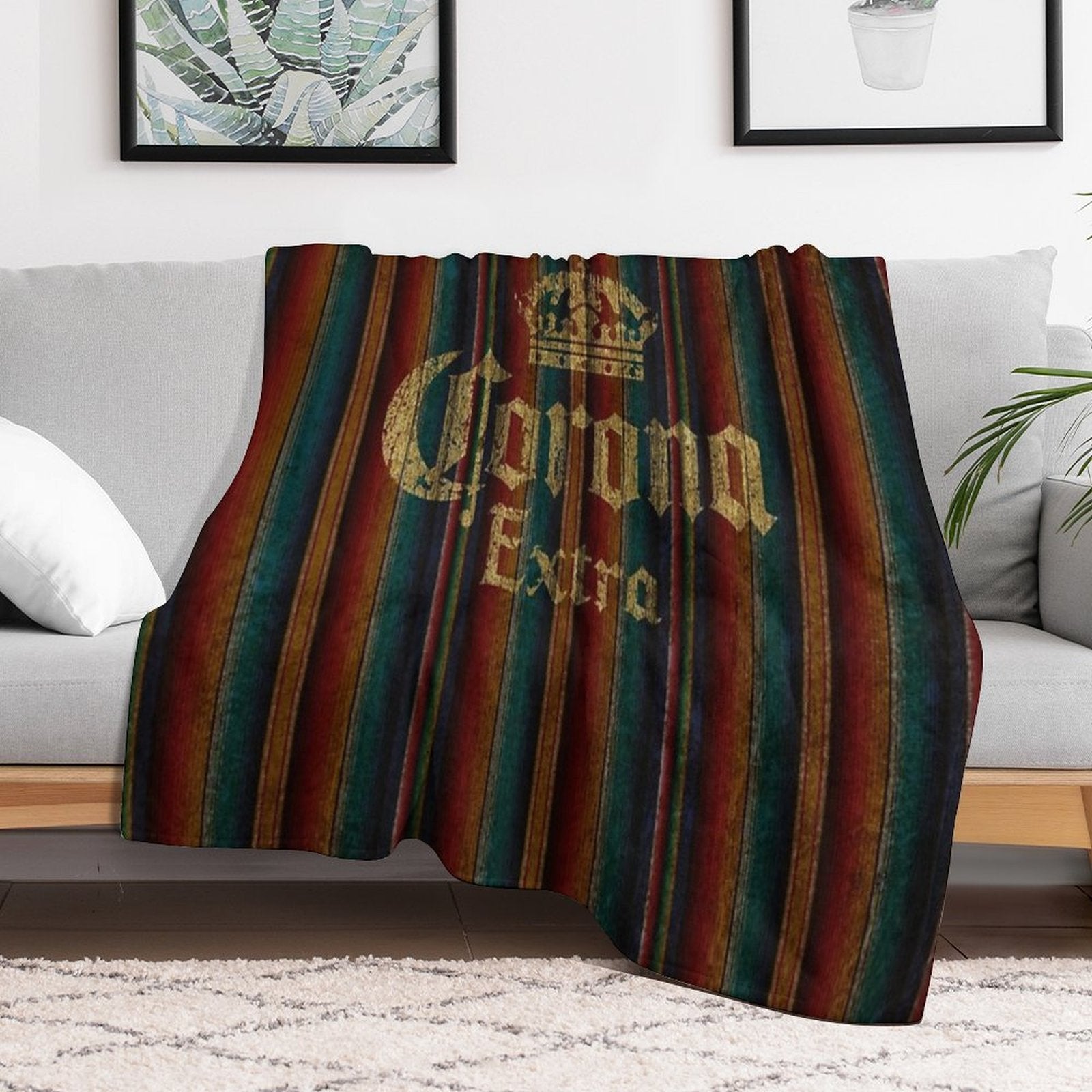 Baja California 1967 Travel-friendly Throw Blanket
