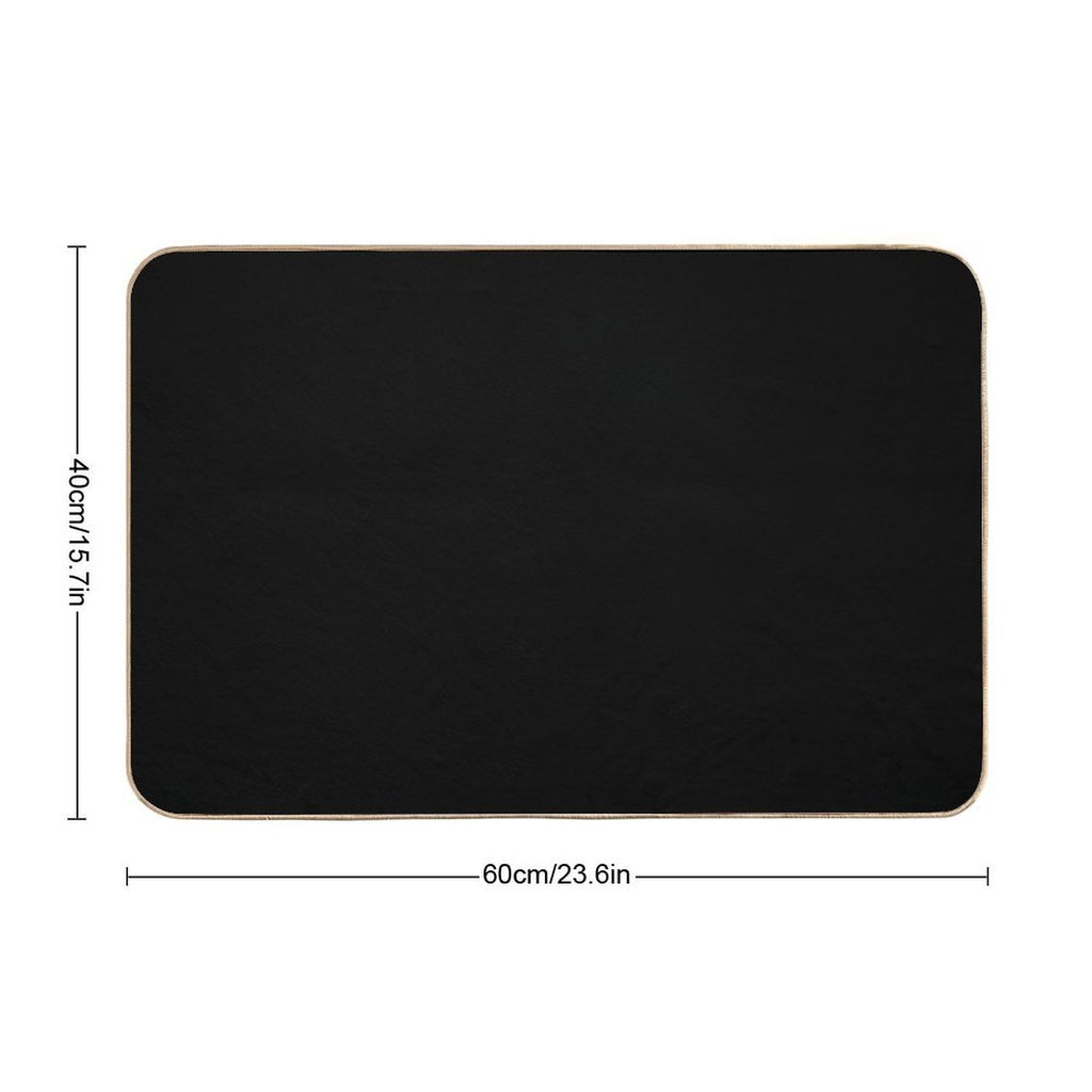 PLAIN BLACK  SOLID BLACK  DARKEST BLACK  MOONLESS SKY  ACCENT BLACK  HIGHEST SELLING BLACK  Easy Maintenance Bath Mat
