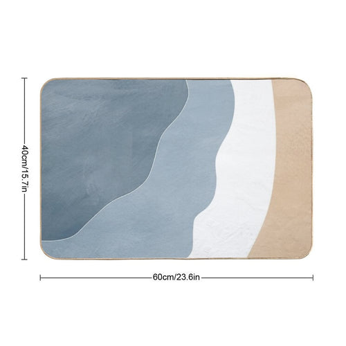 Abstract Beach  Versatile Bath Mat