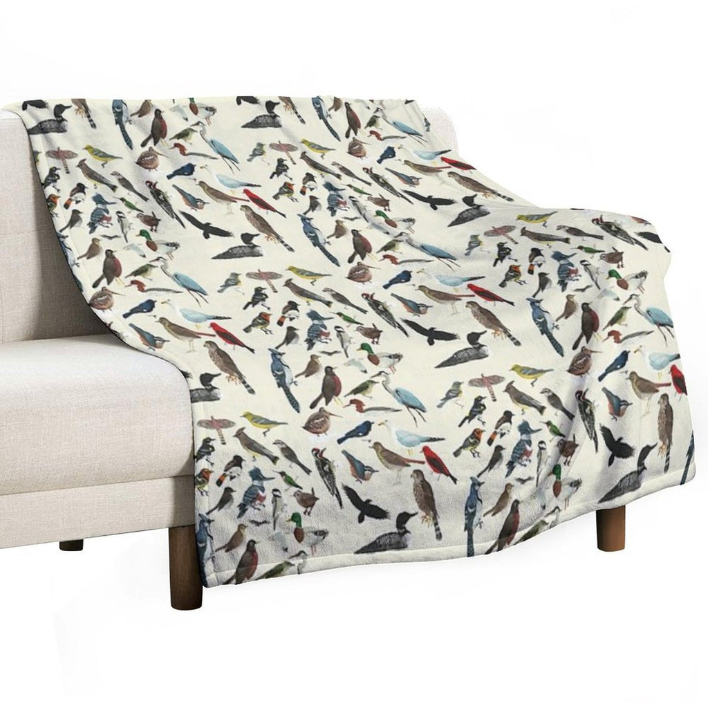 Bird Fanatic Sustainable Throw Blanket