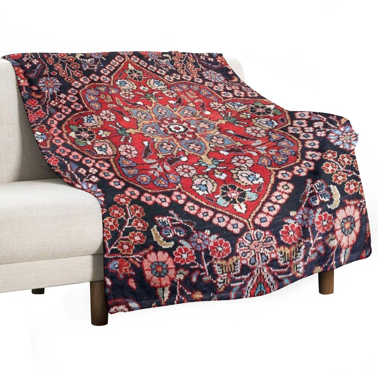 Persian Carpet Shrink-resistant Throw Blanket
