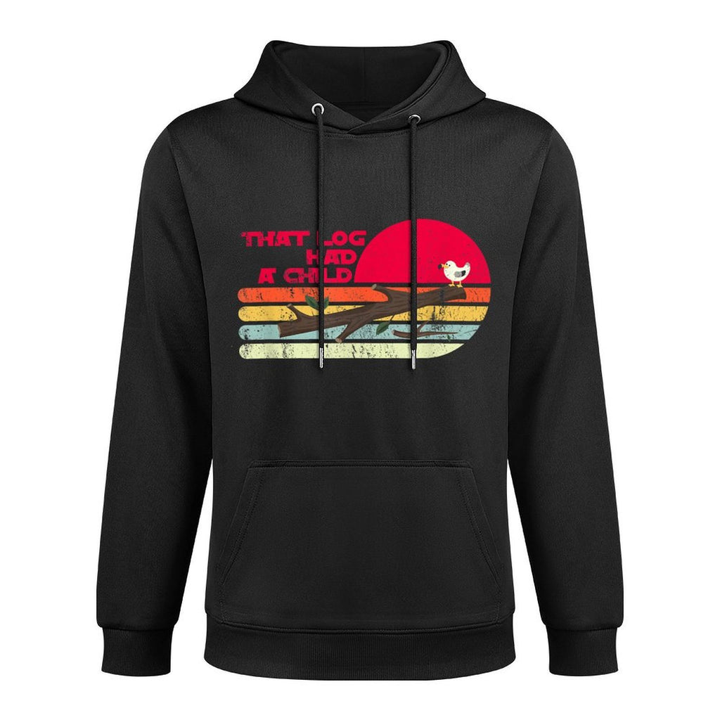Seagulls That Log Had A Child Dank Meme Stop It Now Dad Joke Medium-Weight Fabric Hoodie