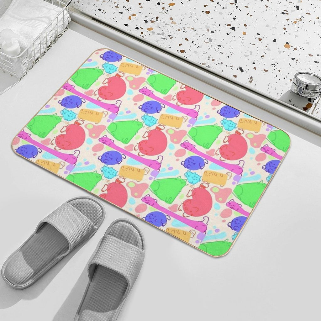 Crazy Cats  High-Traffic Bath Mat