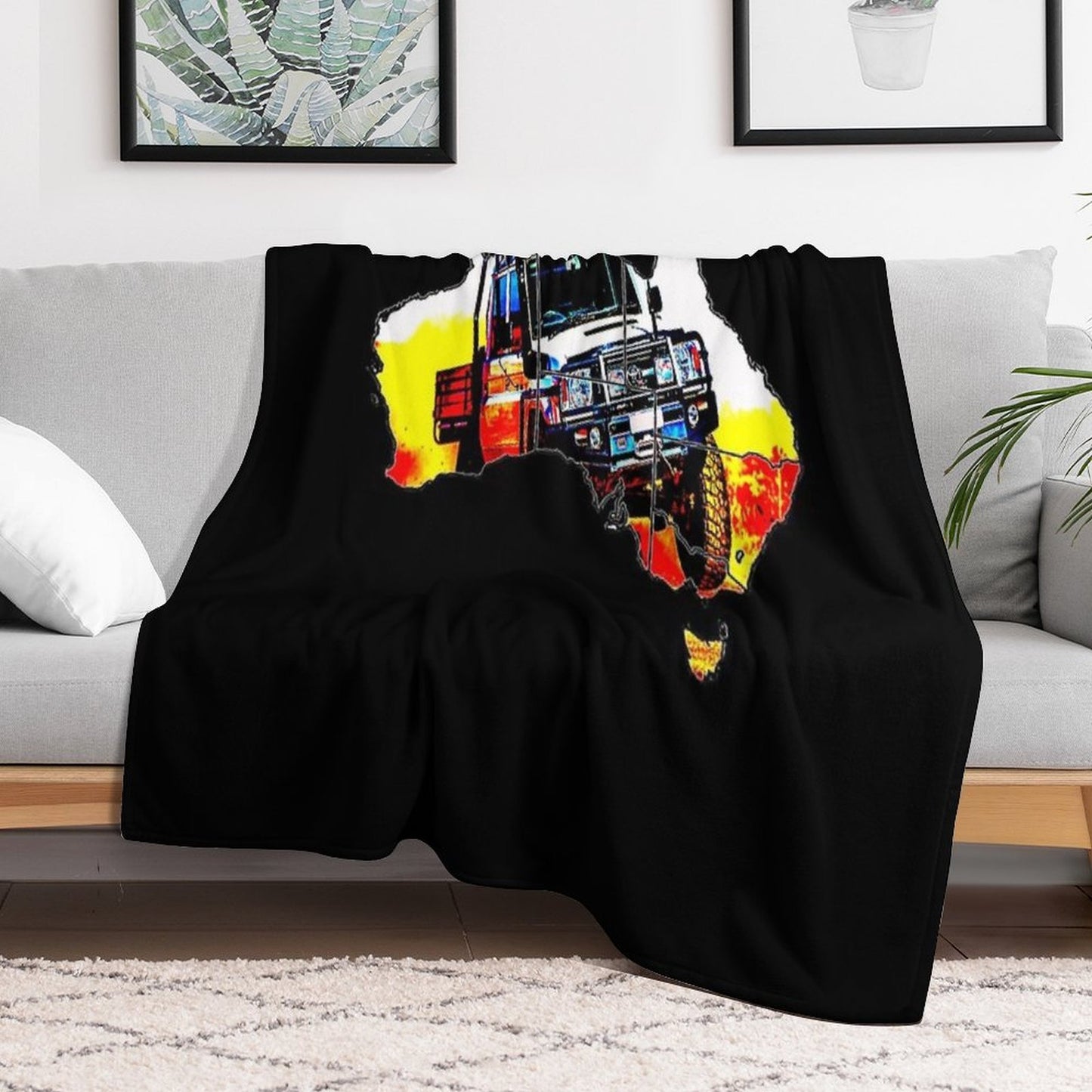 Toyota Land Cruiser 79 4wd 4x4 Lightweight Throw Blanket