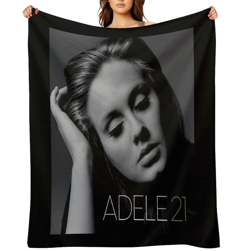 ALBUMS  ADELESINGERS  03 POSTER Machine-washable Throw Blanket