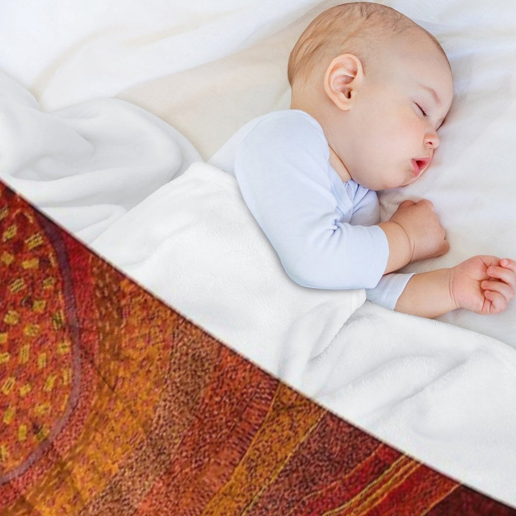 Australian Aboriginal Art Eco-conscious Throw Blanket