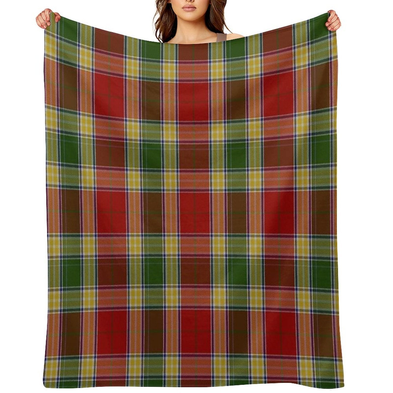 Clan Gibson Tartan Machine-washable Throw Blanket