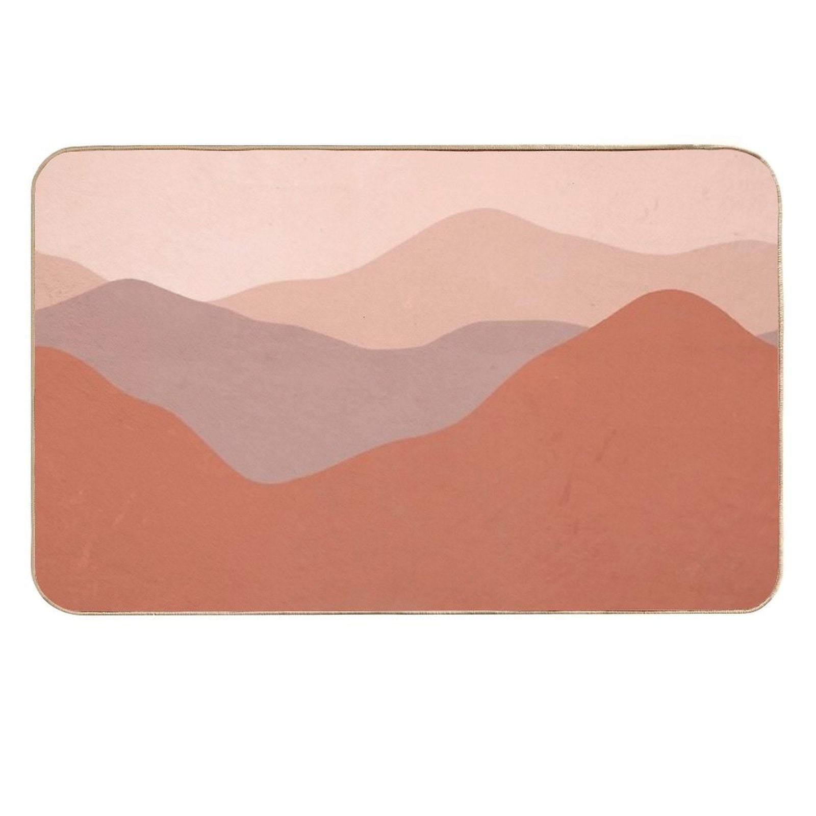 Boho Earthy Landscape Durable Bath Mat