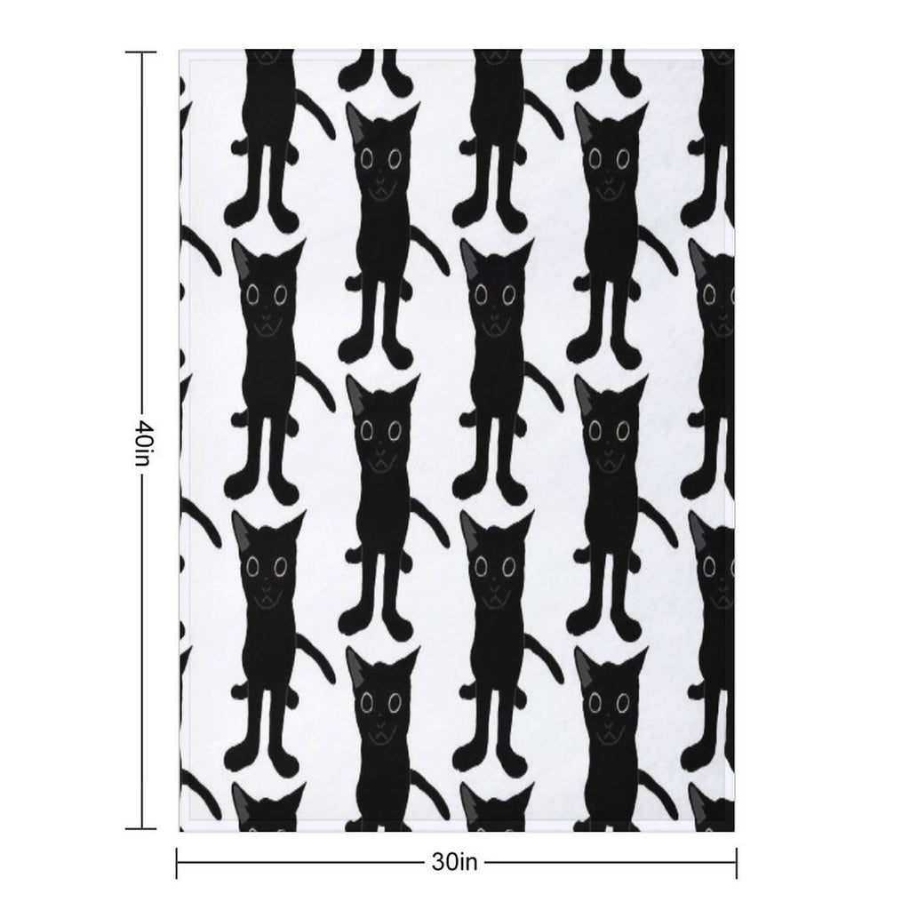 Big Foot Baby Jinx Travel-friendly Throw Blanket