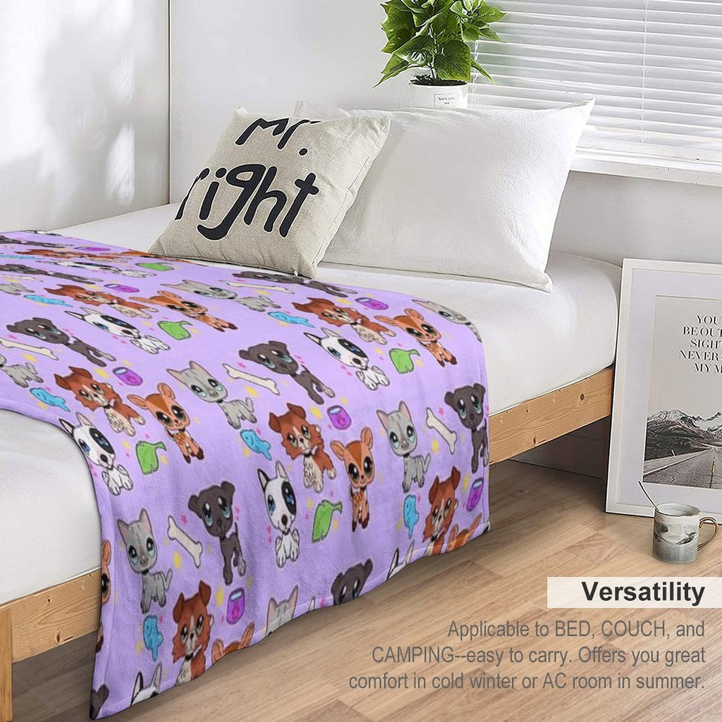 LPS Bunch Compact Throw Blanket