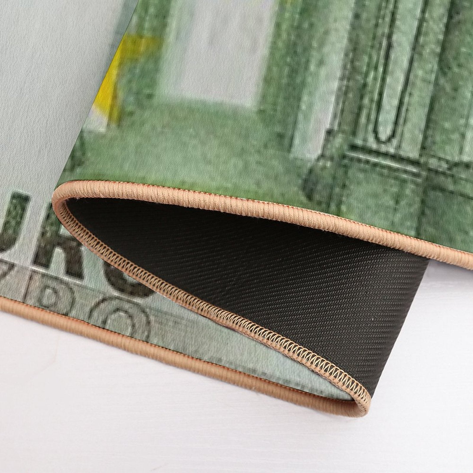 100 Euro Note for Good Luck  Versatile Bath Mat
