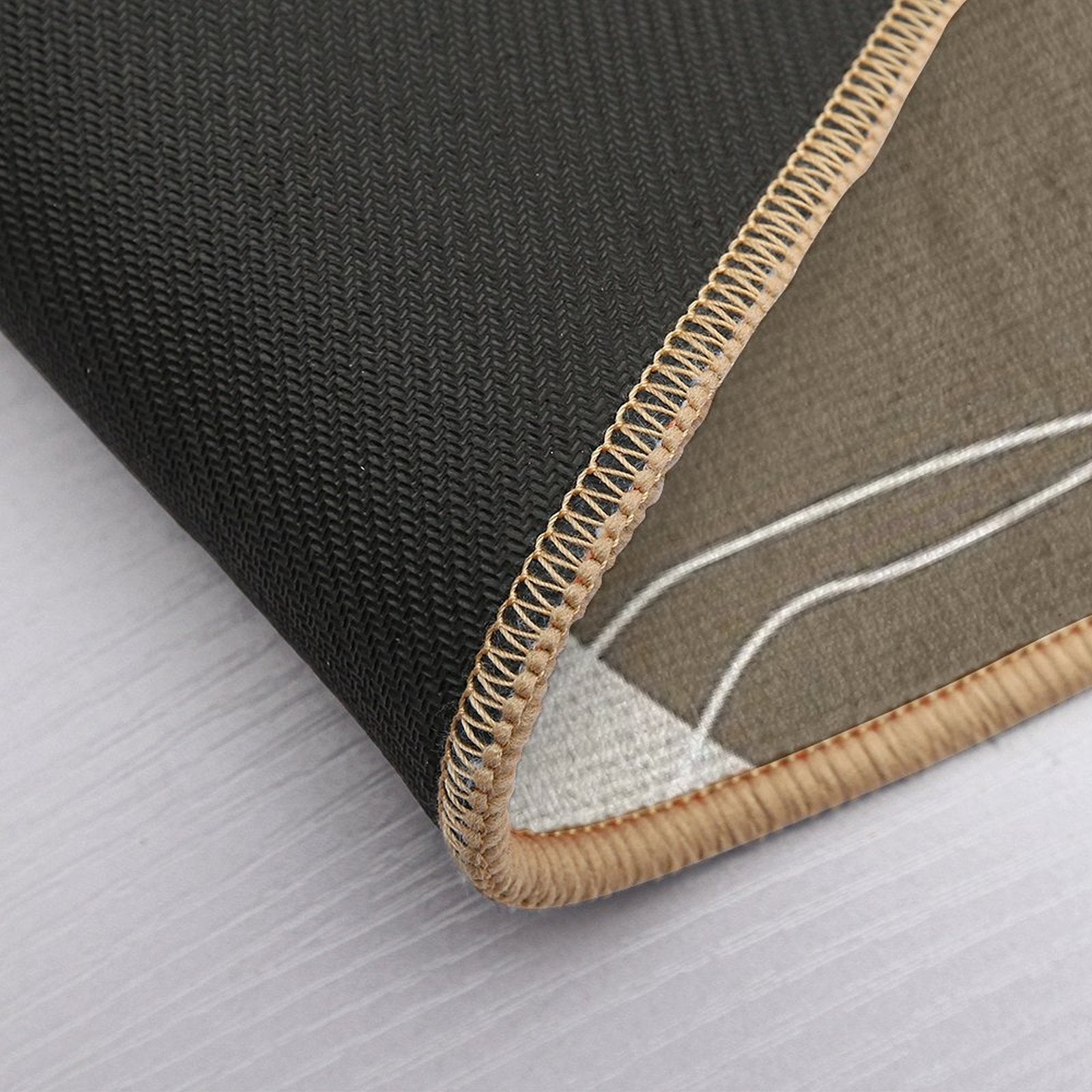 Leafy Lane in Neutral 1  Dirt-Trapping Bath Mat
