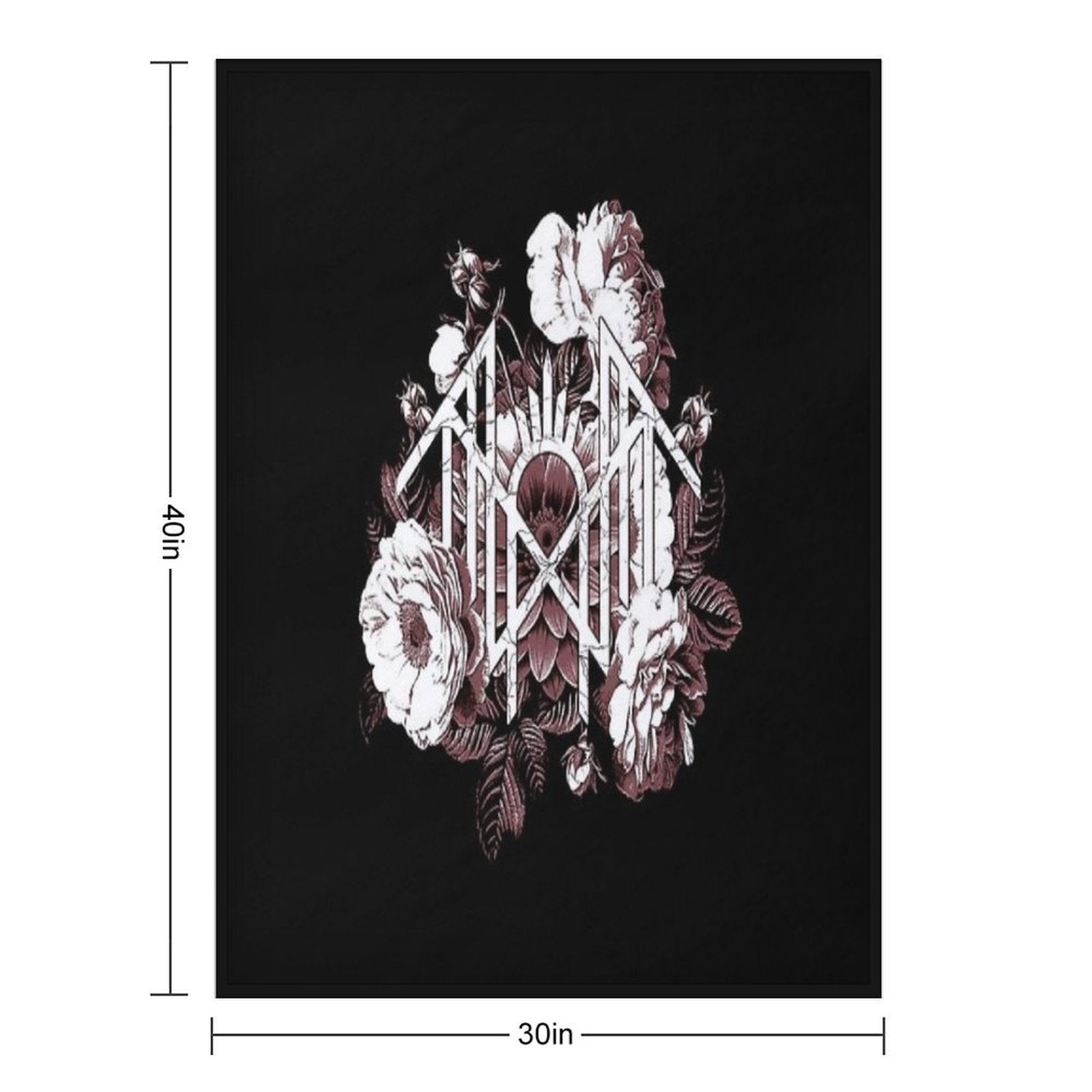 Official Merchandise World Tour of Sleep Token Music - SLP-TKN--Sleep Token # Machine-washable Throw Blanket